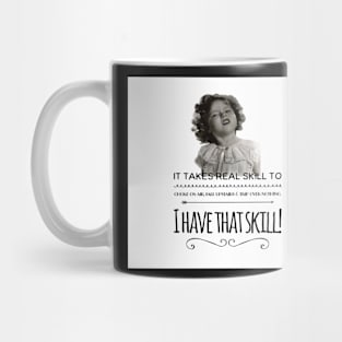 Clumsy Uncoordinated Quote Shirley Temple Mug